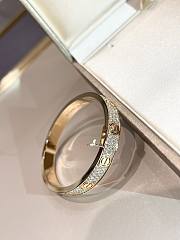 Okify Cartier Love Gold Bracelet With Diamond - 5