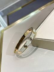 Okify Cartier Love Gold Bracelet With Diamond - 2