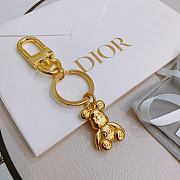 Okify Dior Gold Bear Key Chain  - 1