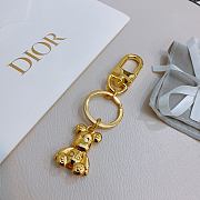 Okify Dior Gold Bear Key Chain  - 4