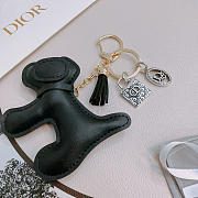 Okify Dior Black Dog Key Chain - 6