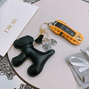 Okify Dior Black Dog Key Chain - 4