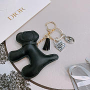 Okify Dior Black Dog Key Chain - 5