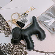 Okify Dior Black Dog Key Chain - 2
