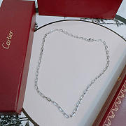 Okify Cartier Silver Necklace 24245 - 3