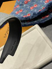 Okify Louis Vuitton Denim Gray Headband  - 2