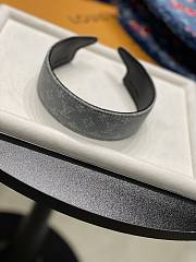 Okify Louis Vuitton Denim Gray Headband  - 1