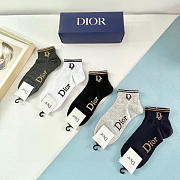 Okify Dior Set 5 Pairs Of Socks 24255 - 4