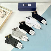 Okify Dior Set 5 Pairs Of Socks 24255 - 5
