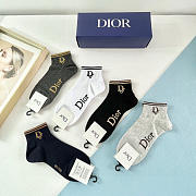 Okify Dior Set 5 Pairs Of Socks 24255 - 3