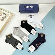 Okify Dior Set 5 Pairs Of Socks 24255 - 2