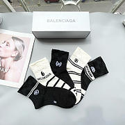 Okify Balenciaga Set 5 Pairs Of Socks 24257 - 6