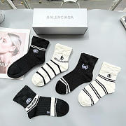 Okify Balenciaga Set 5 Pairs Of Socks 24257 - 5