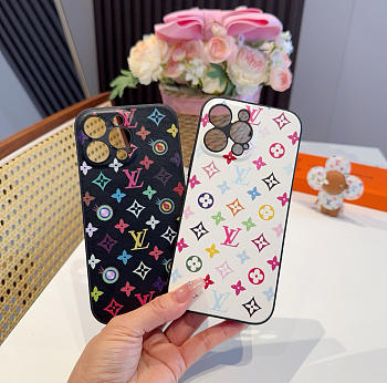 Okify Louis Vuitton x TM Black/White Phone Case