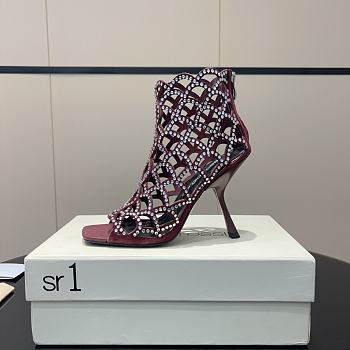 Okify Serglorossl Dark Pink Heels 10cm 