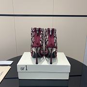 Okify Serglorossl Dark Pink Heels 10cm  - 3