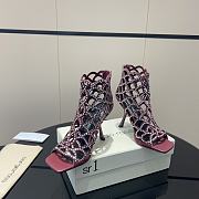 Okify Serglorossl Dark Pink Heels 10cm  - 4