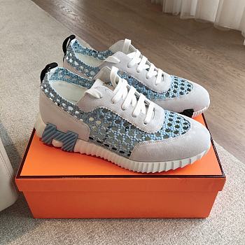 Okify Hermes Woven Sneakers 