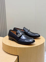 Okify Gucci Men Loafers In Black 24274 - 1