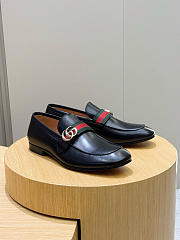 Okify Gucci Men Loafers In Black 24275 - 1