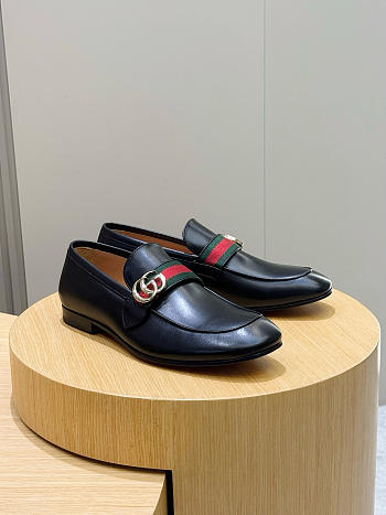 Okify Gucci Men Loafers In Black 24275