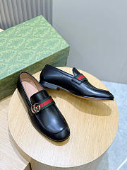 Okify Gucci Men Loafers In Black 24275 - 4