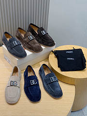 Okify Dolce & Gabbana Men Suede Loafers - 3