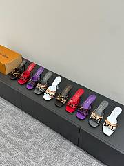 Okify Louis Vuitton Leopard Low/High Heel Sandals - 1