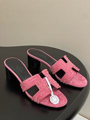 Okify Hermes Oran Diamond Sandals 5cm  - 6