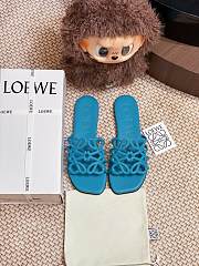 Okify Loewe Green/Blue/Pink Slides - 6