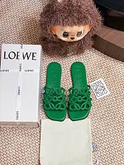 Okify Loewe Green/Blue/Pink Slides - 3