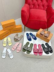 Okify Louis Vuitton Damier Slides  - 2