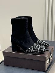 Okify Alaia Diamond Ankle Boots  - 6