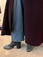 Okify Alaia Diamond Ankle Boots  - 4