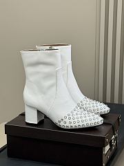 Okify Alaia Diamond Ankle Boots  - 2