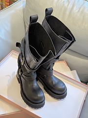 Okify Balenciaga Black High Boots  - 5