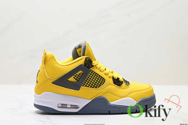Okify Nike Air Jordan 4 Tour Yellow Sneakers  - 1