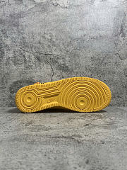 Okify Nike x Off White Air Force 1 Low In Yellow Sneakers - 4