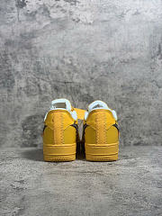 Okify Nike x Off White Air Force 1 Low In Yellow Sneakers - 3