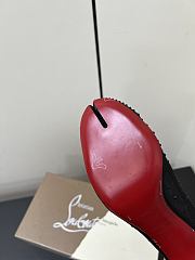 Okify Christian Louboutin x Maison Margiela Black Mesh High Heels 6.5cm - 6