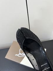 Okify Christian Louboutin x Maison Margiela Black Mesh High Heels 6.5cm - 2