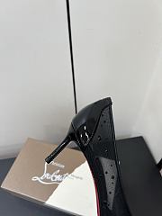 Okify Christian Louboutin x Maison Margiela Black Mesh High Heels 6.5cm - 3
