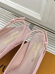 Okify Louis Vuitton Cherry Slingback In Denim Pink  - 2