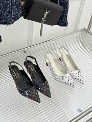 Okify Louis Vuitton x TM Cherry Slingback In Black/White - 1