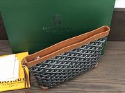 Okify Goyard Conti Pouch Bag In Black And Tan 24x6.5x22cm - 4