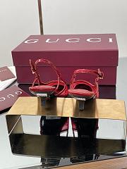 Okify Gucci Red Slingback 3.5cm  - 6