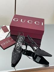 Okify Gucci Black Slingback 7.5cm  - 6