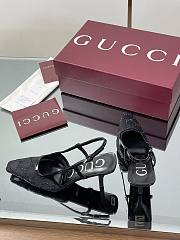Okify Gucci Black Slingback 7.5cm  - 5