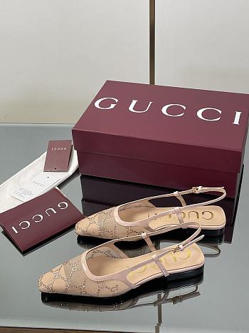 Okify Gucci Beige Slingback 1cm