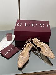 Okify Gucci Beige Slingback 1cm - 6